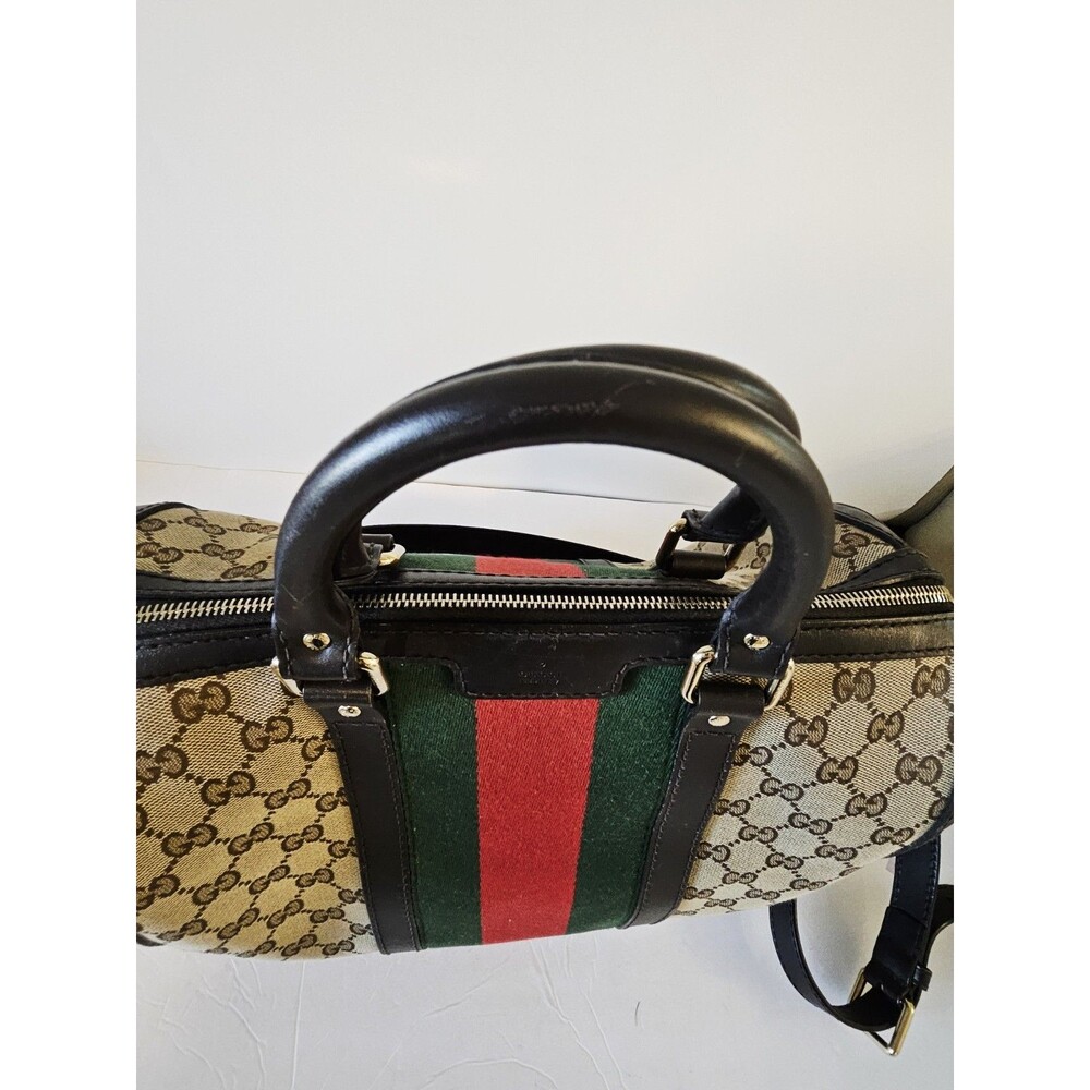 Authentic Gucci Medium Canvas GG Crossbody Bag - Picture 5 of 16